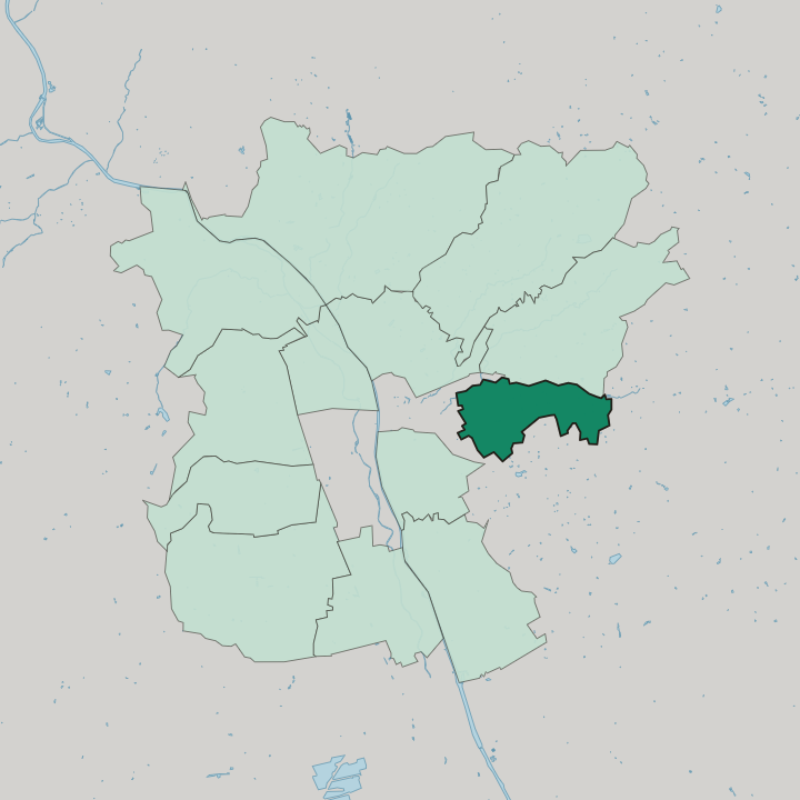 Map showing Waltendorf — In Graz