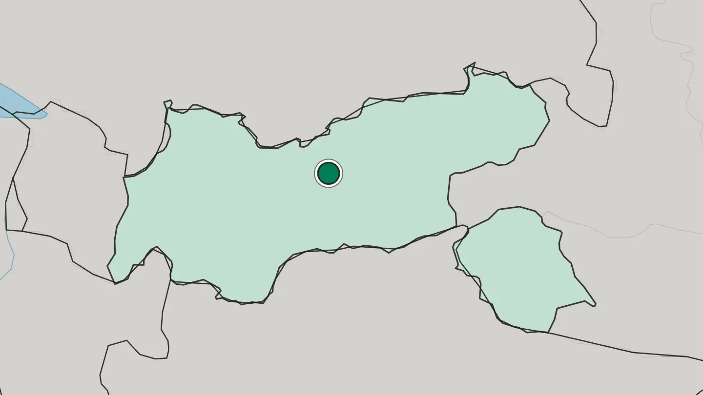Map of Innsbruck in Austria