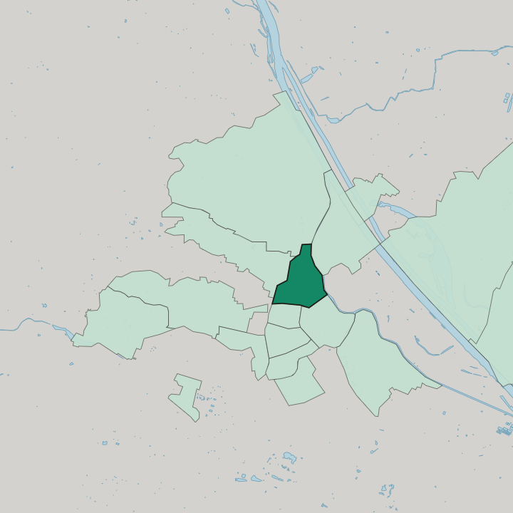 Map showing Alsergrund — In Vienna