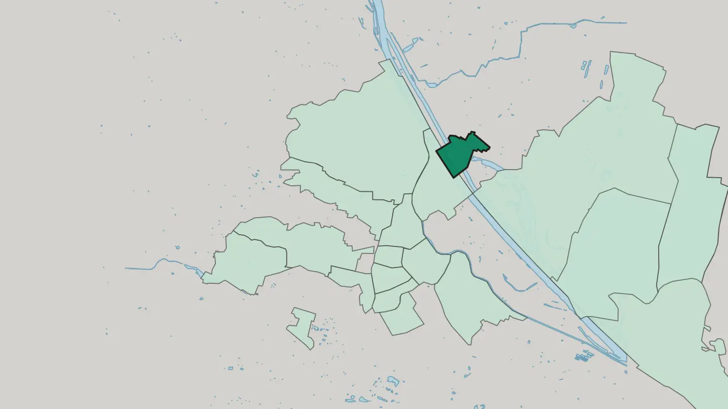 Map of Floridsdorf in Vienna