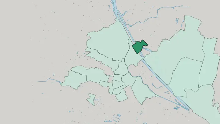 Map of Floridsdorf in Vienna