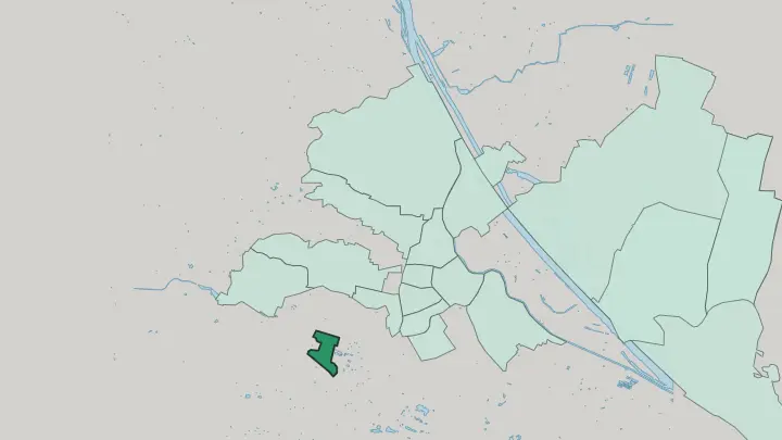 Map of Hietzing in Vienna