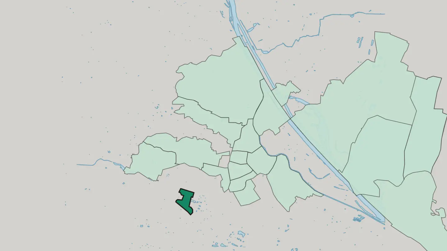 Map of Hietzing in Vienna