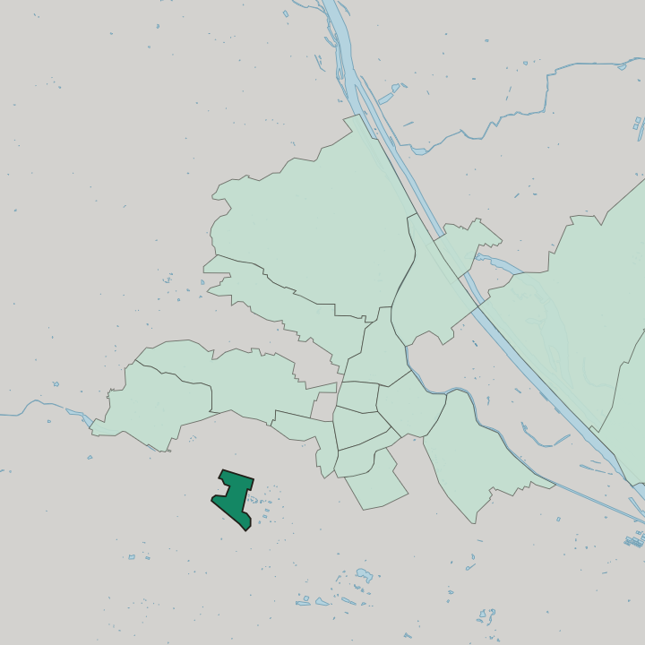 Map showing Hietzing — In Vienna