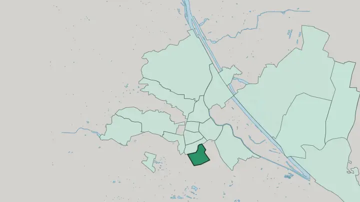 Map of Margareten in Vienna