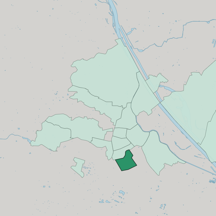 Map showing Margareten — In Vienna