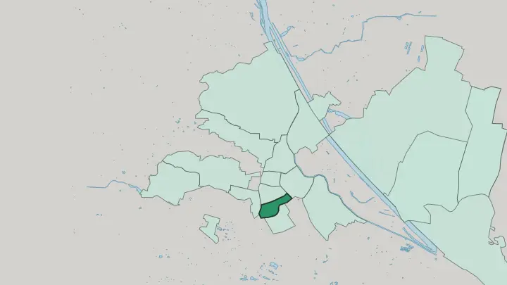Map of Mariahilf in Vienna