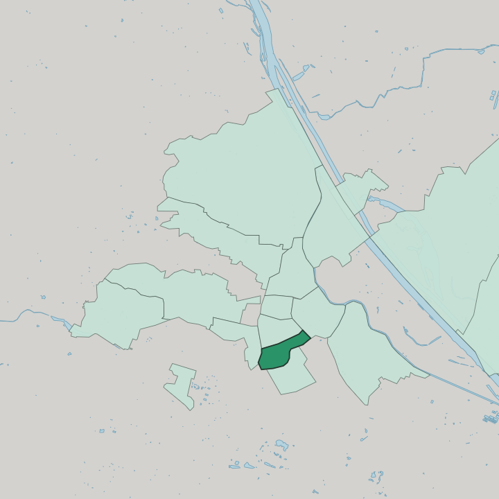 Map showing Mariahilf — In Vienna