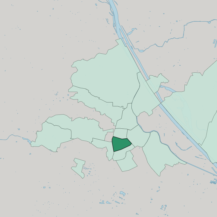 Map showing Neubau — In Vienna