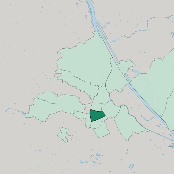 Map showing Neubau — In Vienna