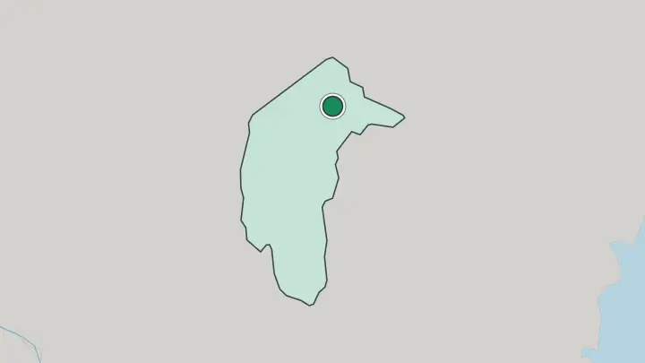 Map of Canberra in Australia