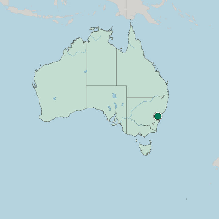 Map showing Springwood — In Australia