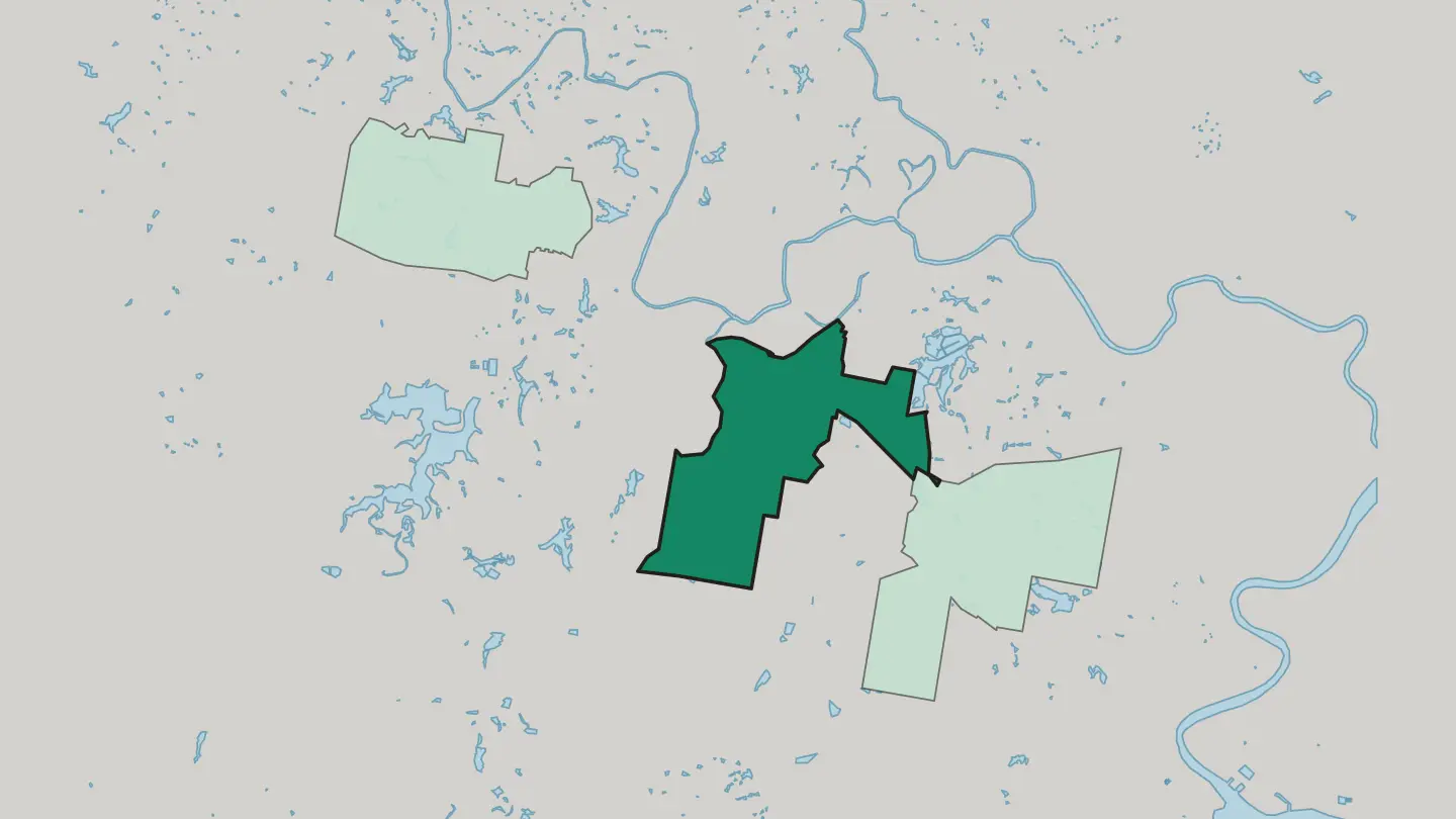 Map of East Maitland in Maitland