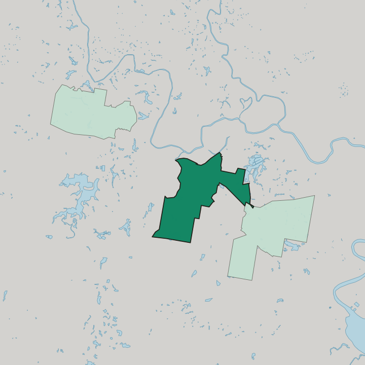 Map showing East Maitland — In Maitland