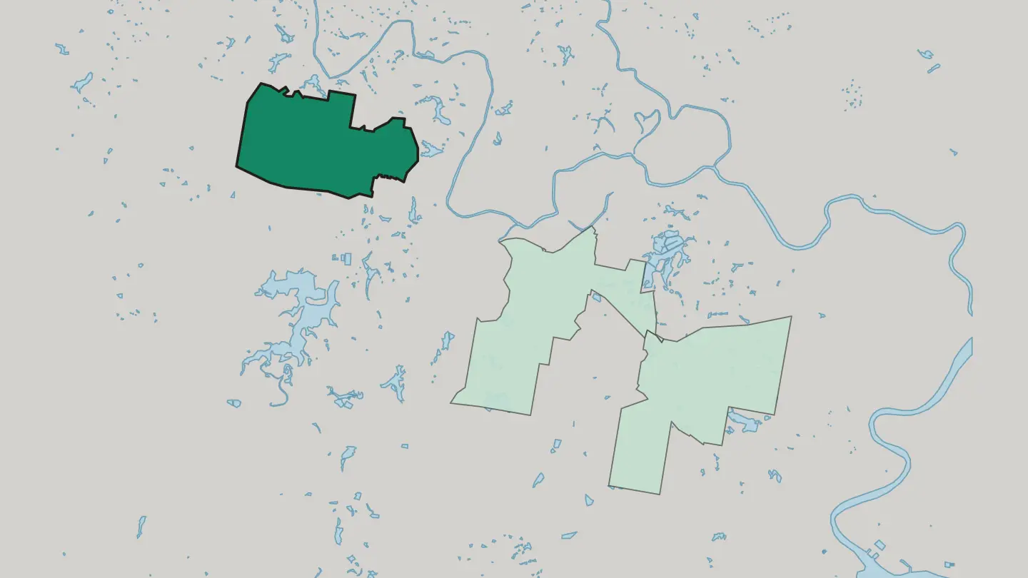 Map of Rutherford in Maitland