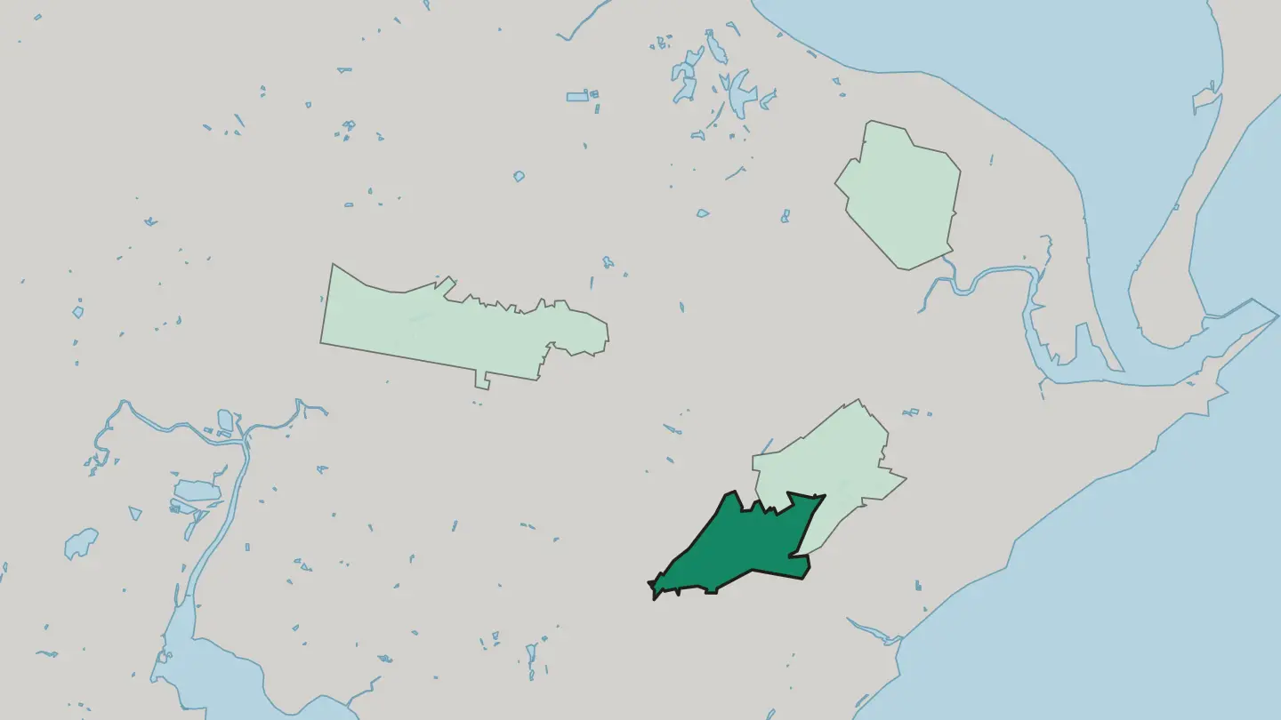 Map of Adamstown Heights in Newcastle