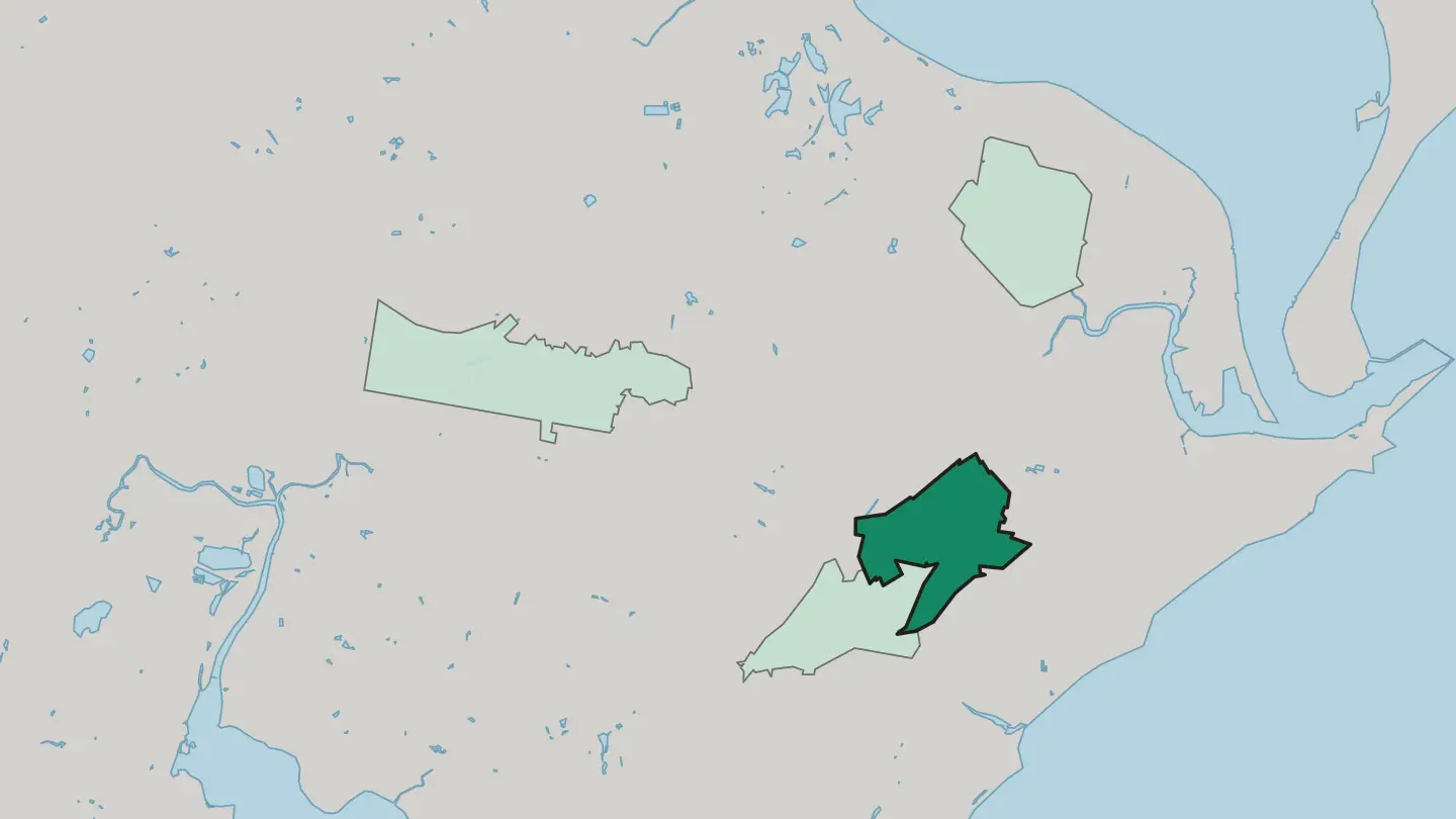 Map of Adamstown in Newcastle