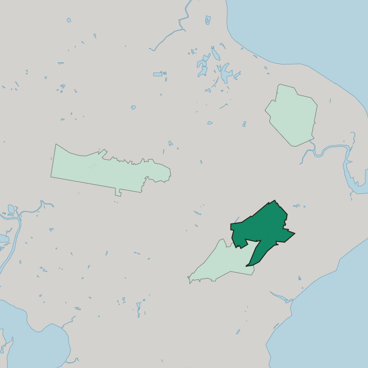 Map showing Adamstown — In Newcastle