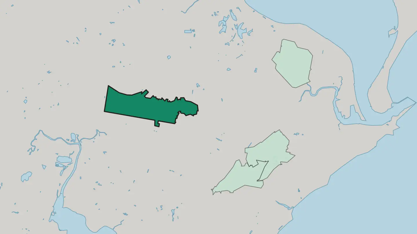 Map of Elermore Vale in Newcastle