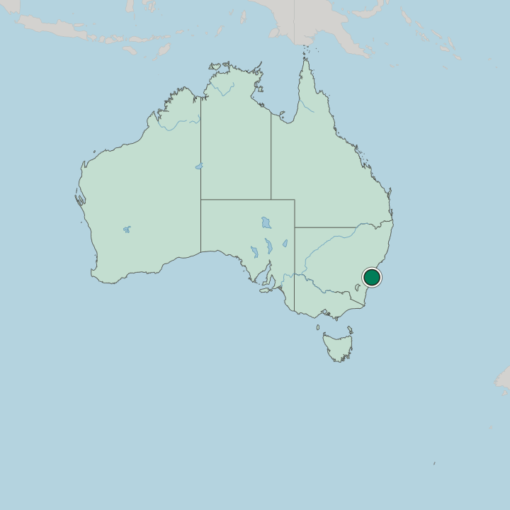 Map showing Berkeley — In Australia