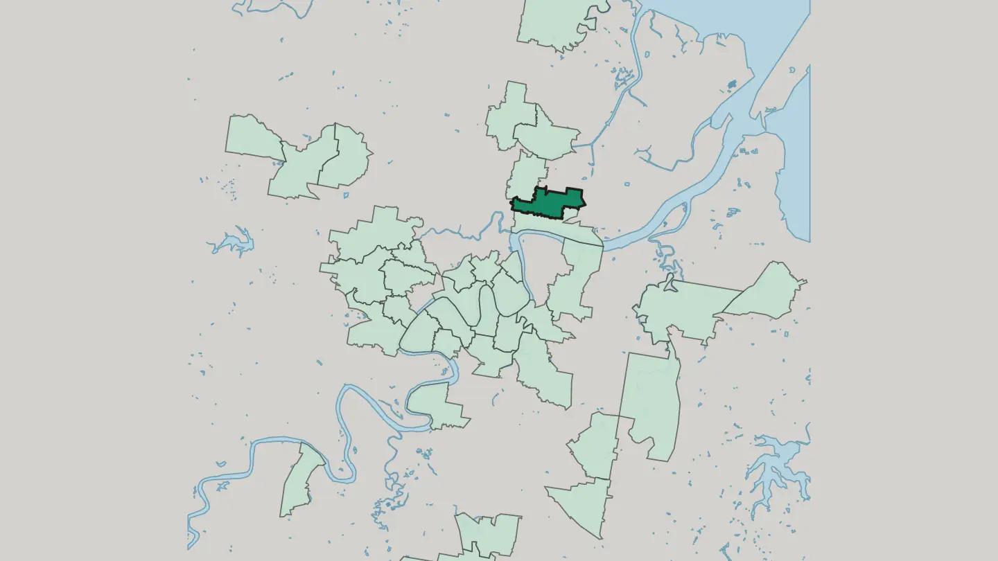 Map of Ascot in Brisbane
