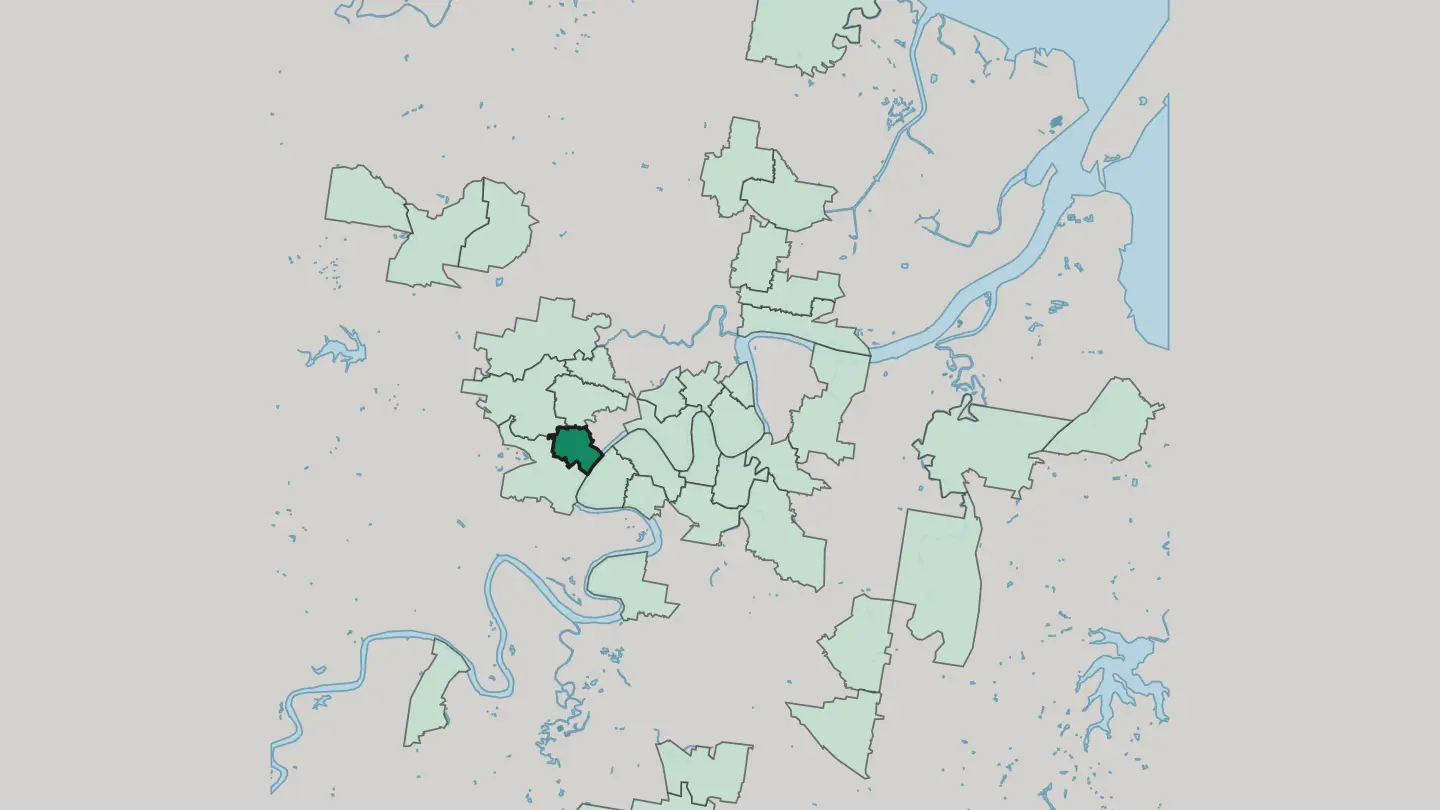 Map of Auchenflower in Brisbane