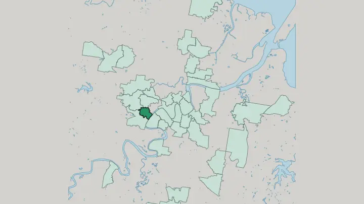 Map of Auchenflower in Brisbane
