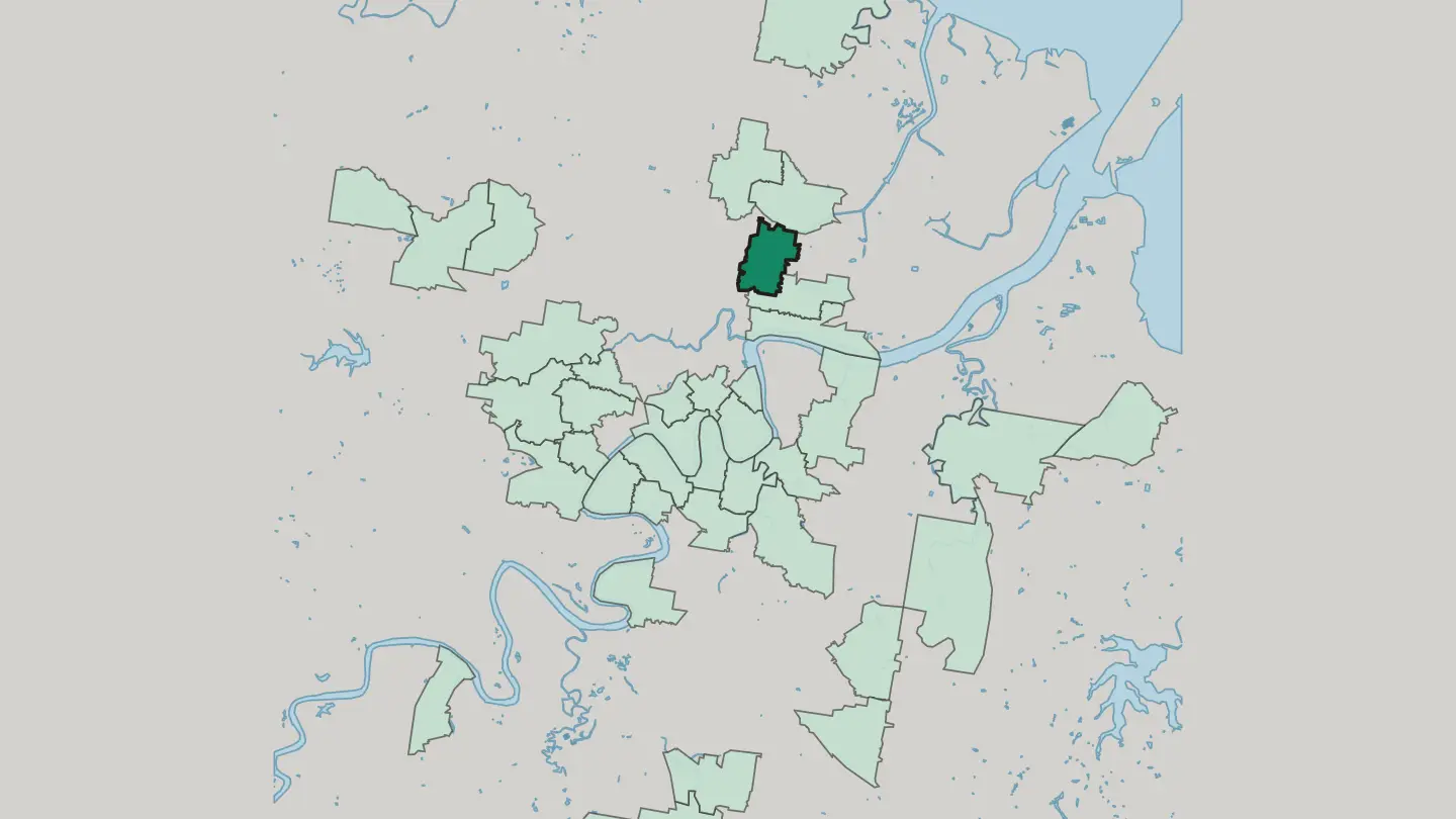 Map of Clayfield in Brisbane