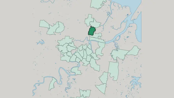 Map of Clayfield in Brisbane