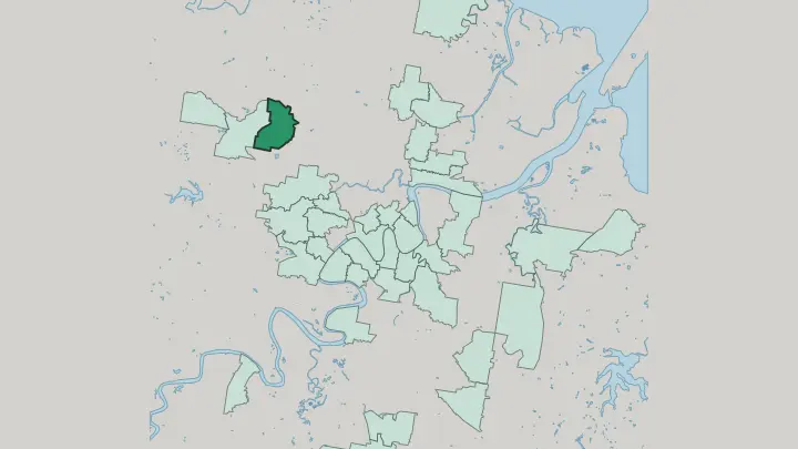 Map of Mitchelton in Brisbane
