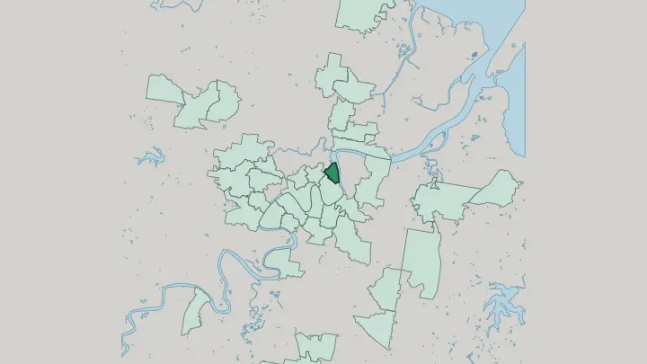 Map of Teneriffe in Brisbane