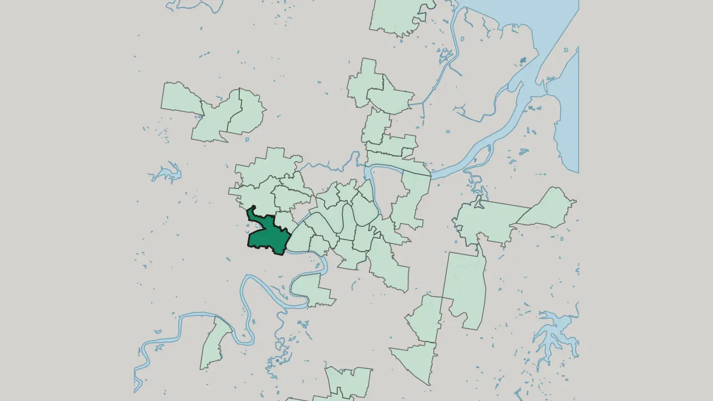 Map of Toowong in Brisbane