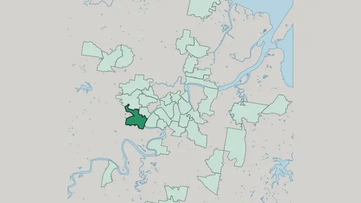 Map of Toowong in Brisbane
