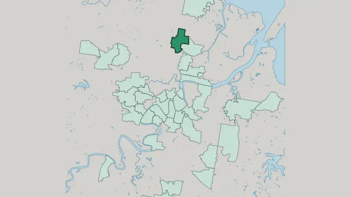 Map of Wavell Heights in Brisbane