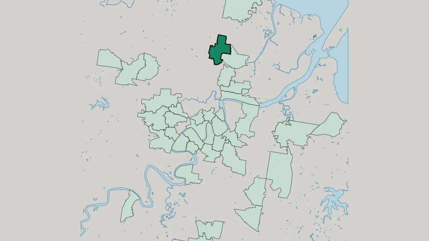 Map of Wavell Heights in Brisbane