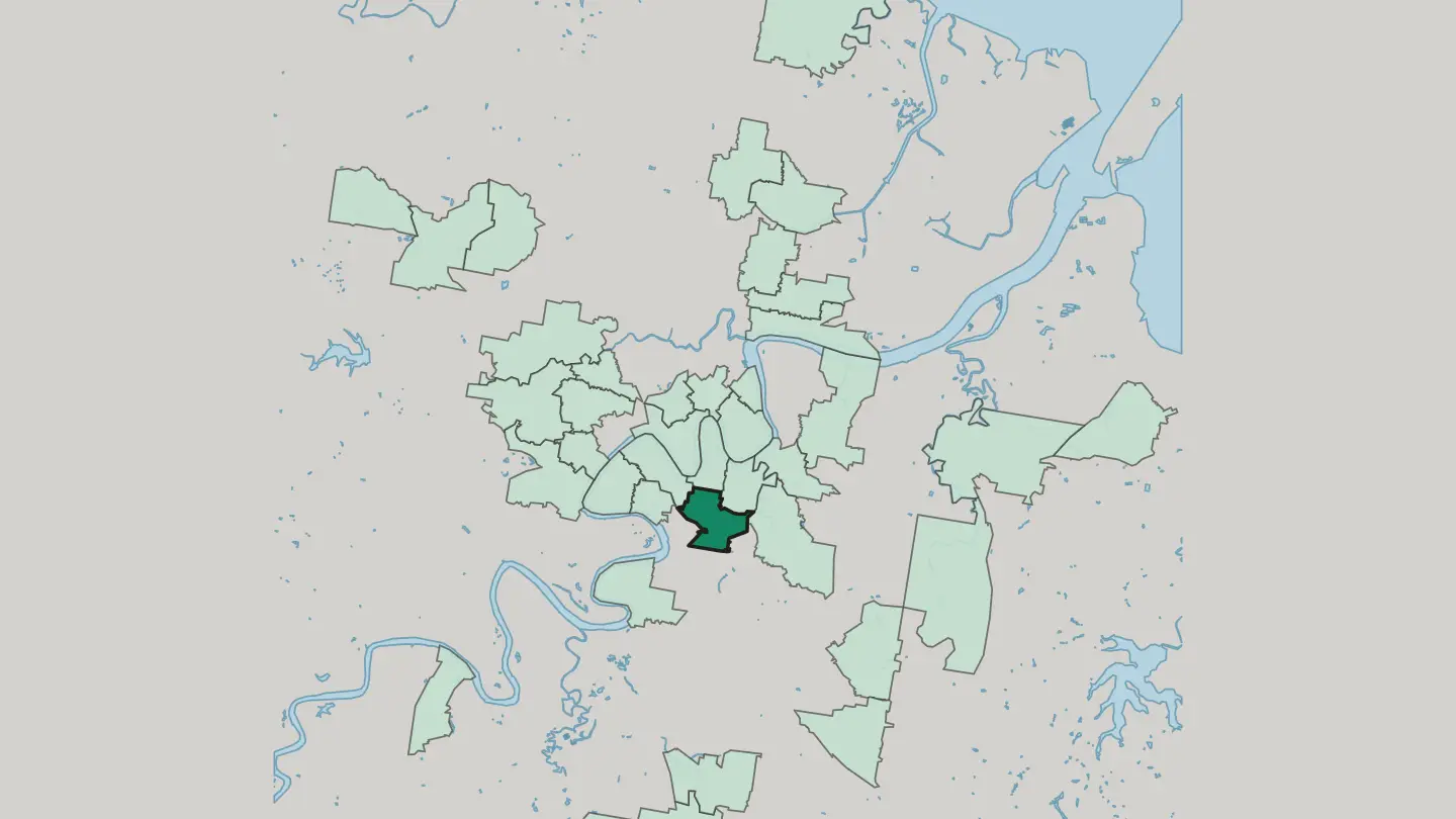 Map of Woolloongabba in Brisbane