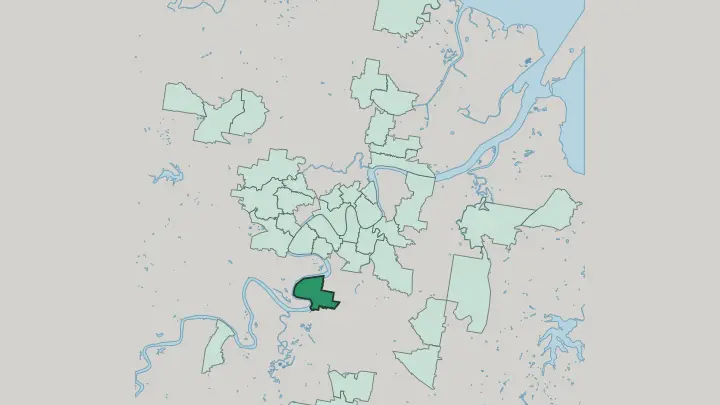 Map of Yeronga in Brisbane