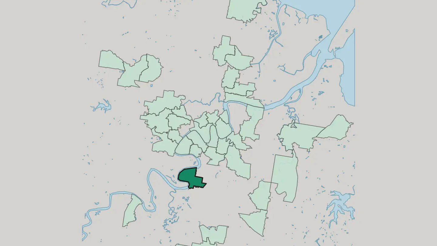 Map of Yeronga in Brisbane