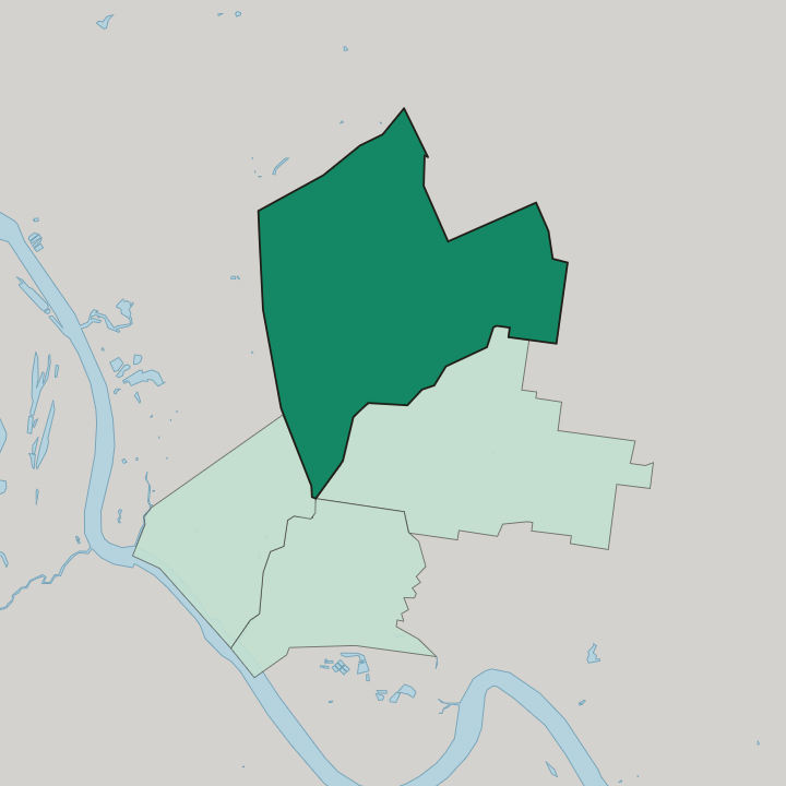 Map showing Norman Gardens — In Rockhampton