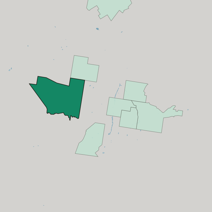 Map showing Glenvale — In Toowoomba
