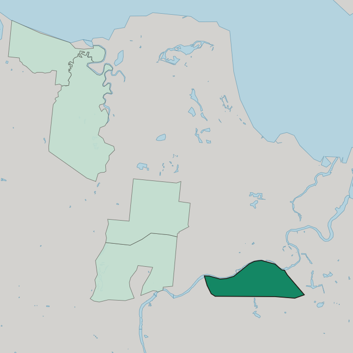 Map showing Annandale — In Townsville
