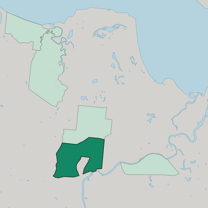 Map showing Kirwan — In Townsville