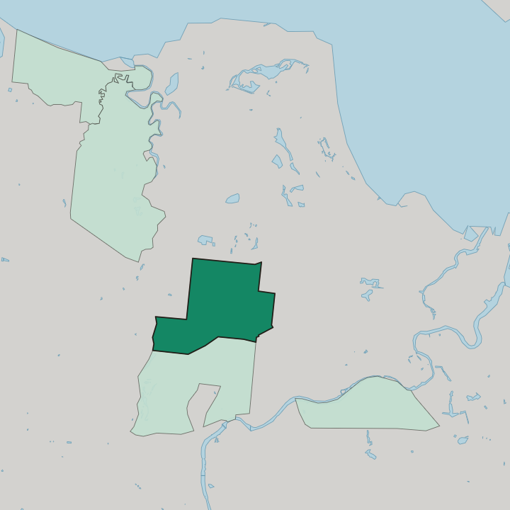 Map showing Mount Louisa — In Townsville