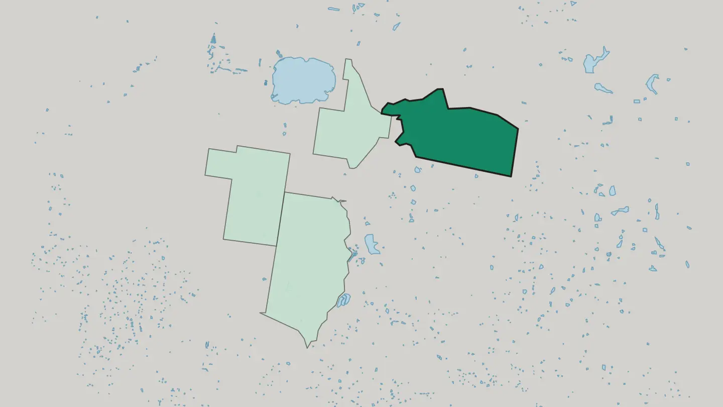 Map of Ballarat East in Ballarat