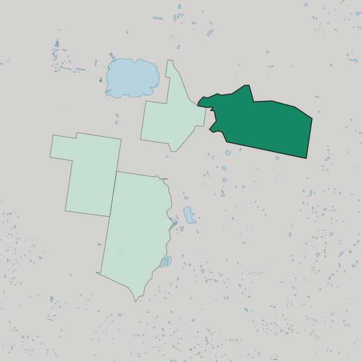 Map showing Ballarat East — In Ballarat