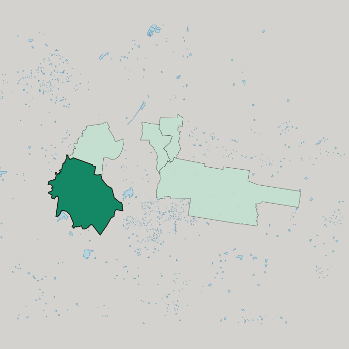 Map showing Kangaroo Flat — In Bendigo