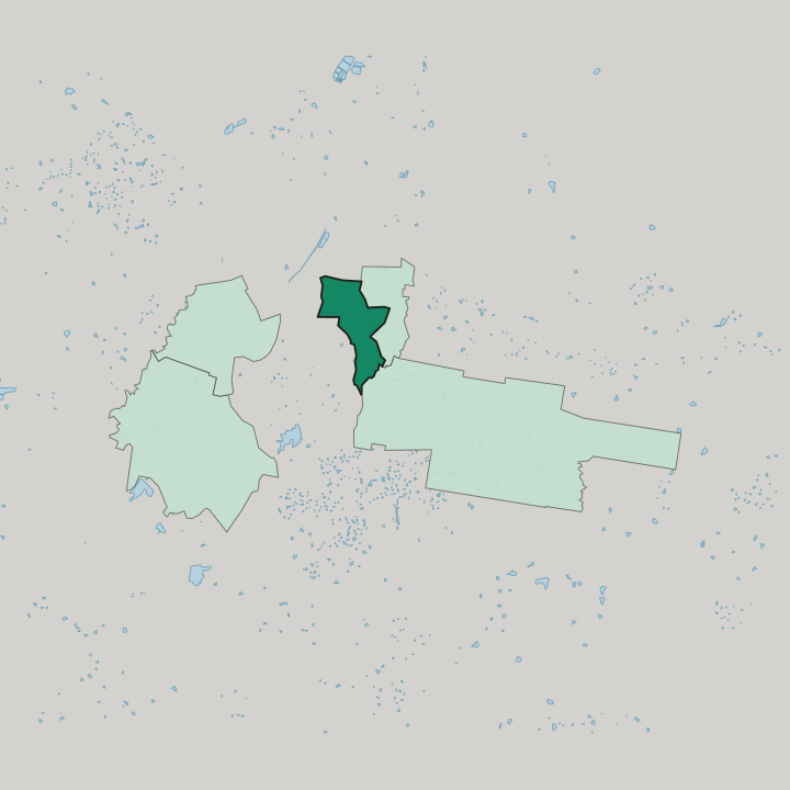Map showing Kennington — In Bendigo