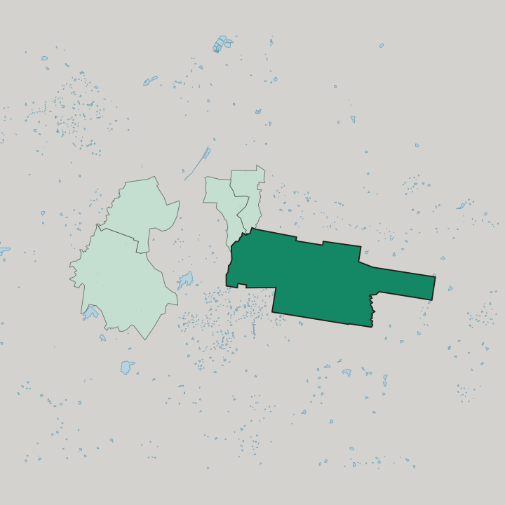 Map showing Strathfieldsaye — In Bendigo