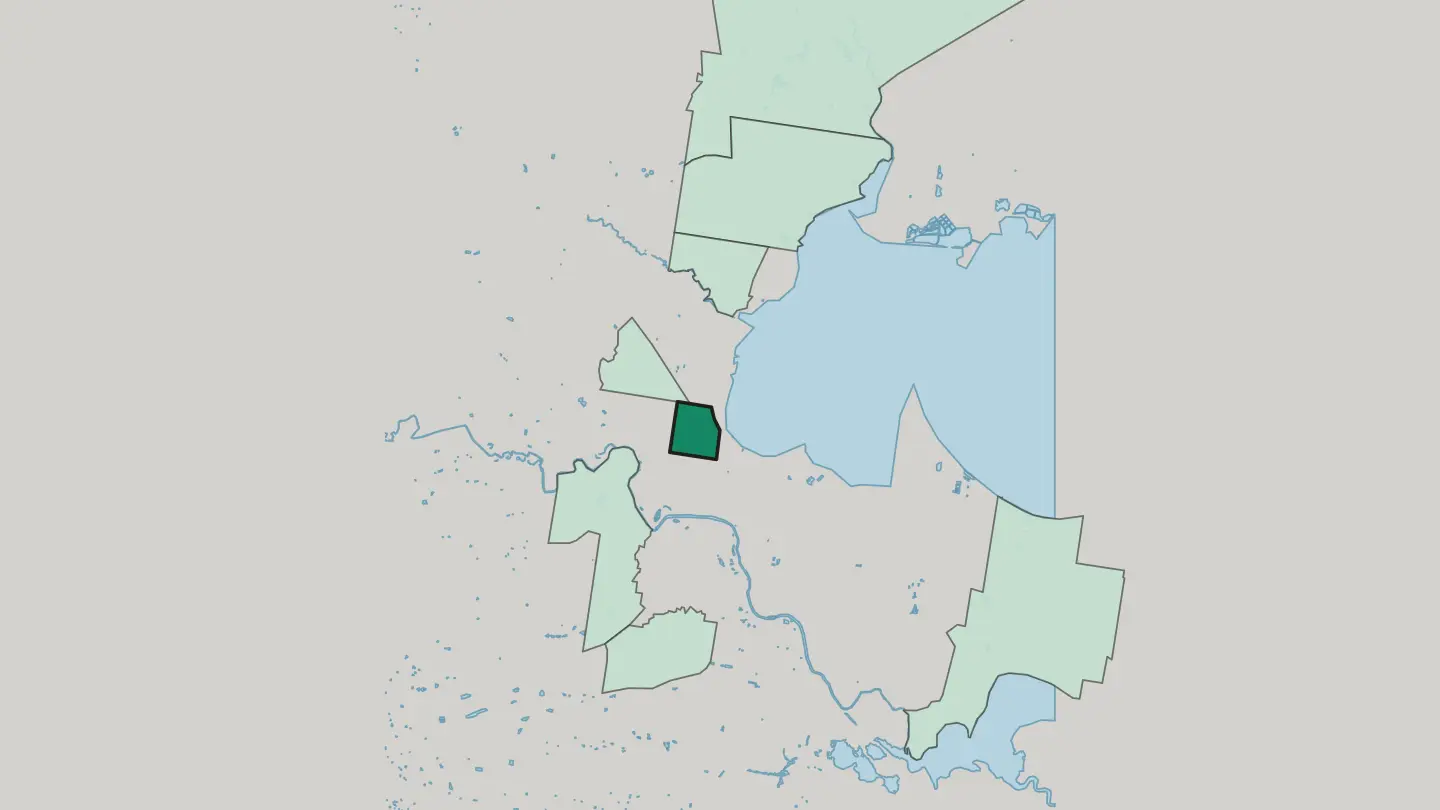 Map of Geelong West in Geelong