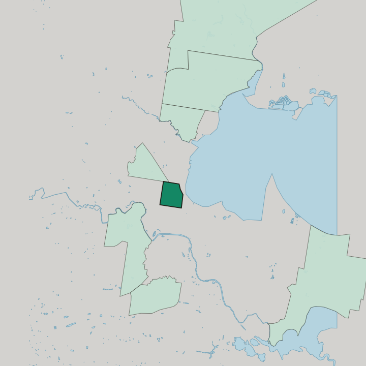 Map showing Geelong West — In Geelong
